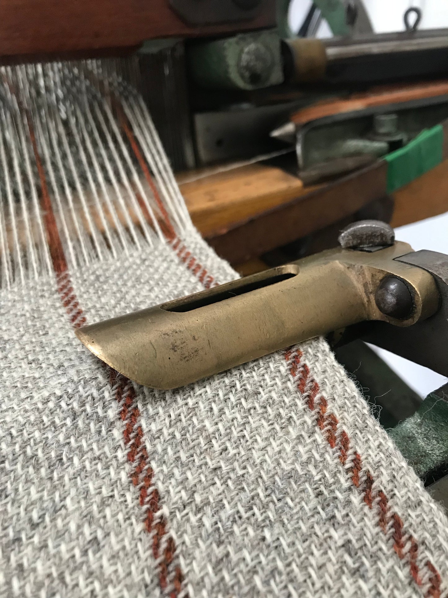 British Breed Tweed - Rust Stripe
