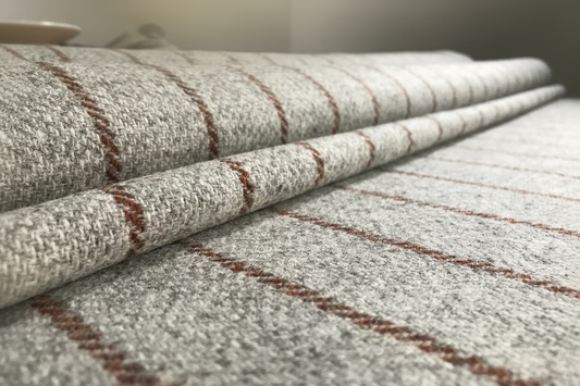 British Breed Tweed - Rust Stripe