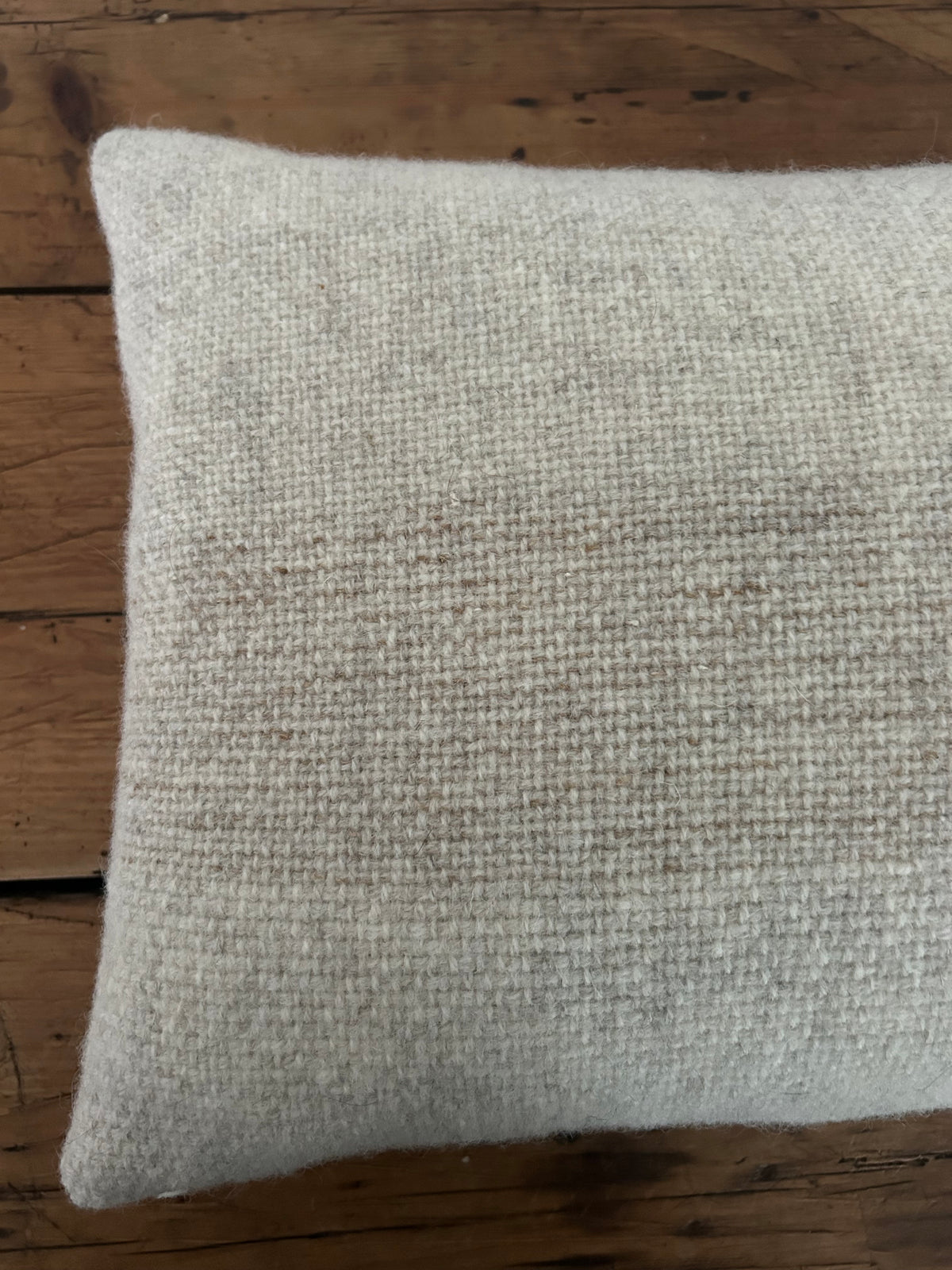 Jacob Wool & Linen Cushion - Tussah Silk Stripe